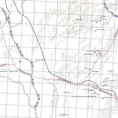 Getlost Map 6855 DUCHESS Qld Topographic Map V15 1:75,000