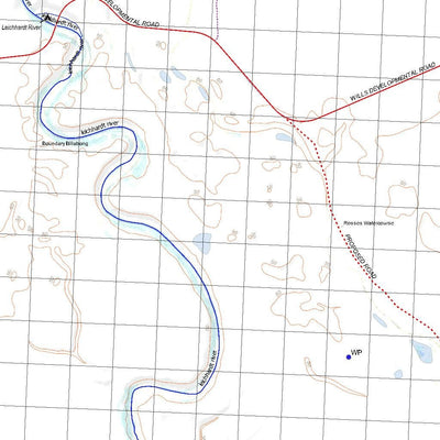 Getlost Map 6860 AUGUSTUS DOWNS Qld Topographic Map V15 1:75,000