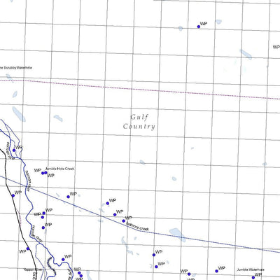 Getlost Map 7161 BROWN CREEK Qld Topographic Map V15 1:75,000