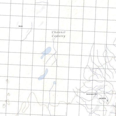 Getlost Map 7240 NARYILCO Qld Topographic Map V15 1:75,000