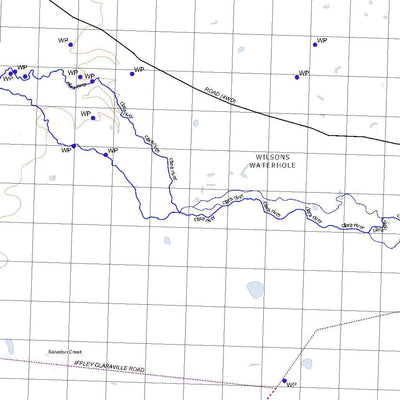 Getlost Map 7260 CLARAVILLE Qld Topographic Map V15 1:75,000
