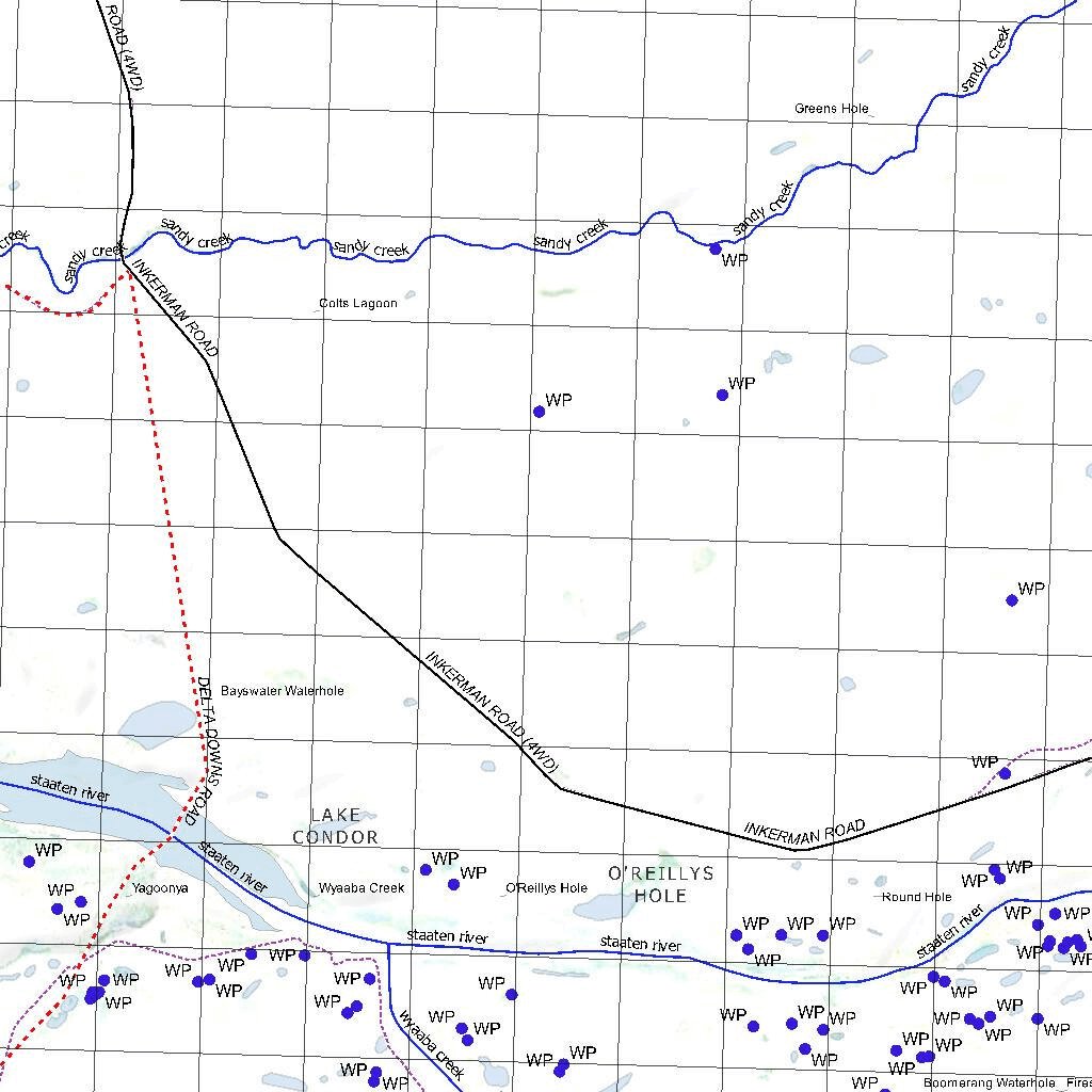Getlost Map 7265 GALBRAITH Qld Topographic Map V15 1:75,000 by Getlost ...