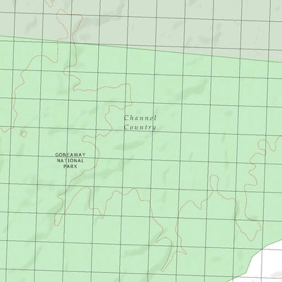 Getlost Map 7350 TONKORO Qld Topographic Map V15 1:75,000