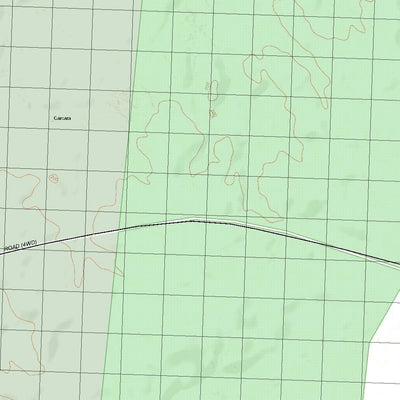 Getlost Map 7350 TONKORO Qld Topographic Map V15 1:75,000