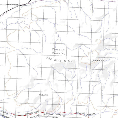 Getlost Map 7344 MOUNT HOWITT Qld Topographic Map V15 1:75,000