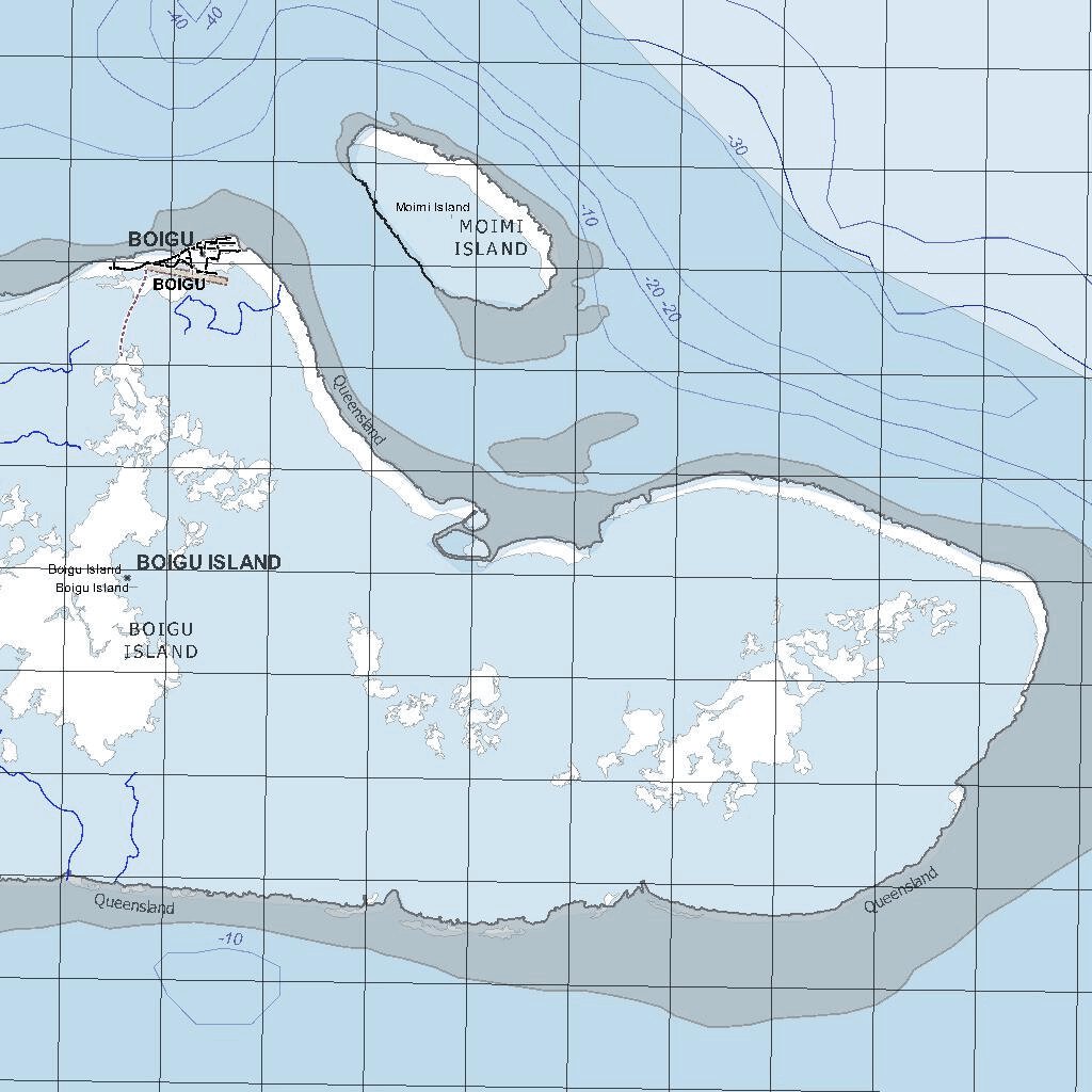 Getlost Map 7379 BOIGU Qld Topographic Map V15 175,000 by Getlost Maps