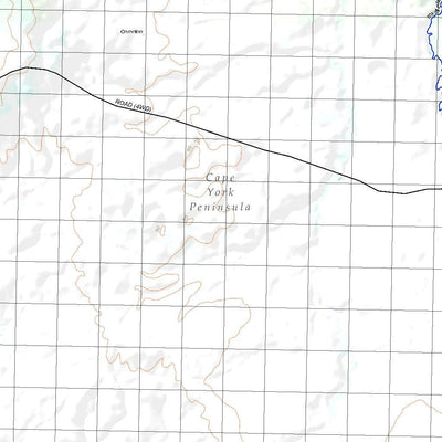 Getlost Map 7372 YORK DOWNS Qld Topographic Map V15 1:75,000