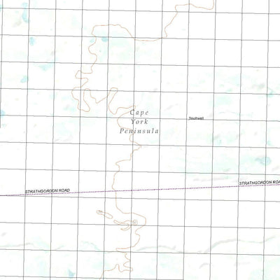 Getlost Map 7368 STRATHGORDON Qld Topographic Map V15 1:75,000