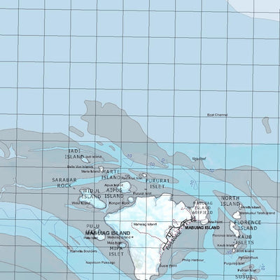 Getlost Map 7378 MABUIAG ISLAND Qld Topographic Map V15 1:75,000
