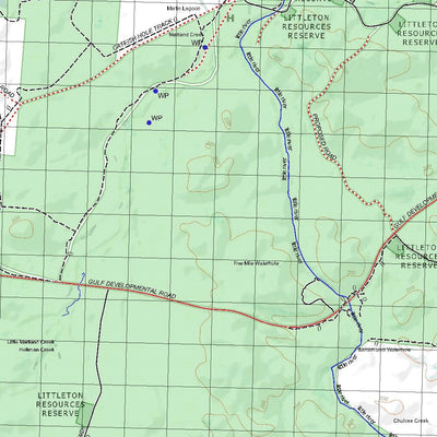 Getlost Map 7461 GILBERT RIVER Qld Topographic Map V15 1:75,000