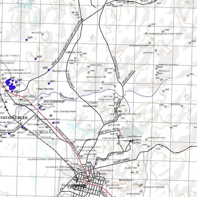 Getlost Map 7361 CROYDON Qld Topographic Map V15 1:75,000