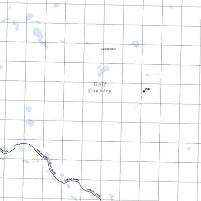 Getlost Map 7463 CROOKED CREEK Qld Topographic Map V15 1:75,000