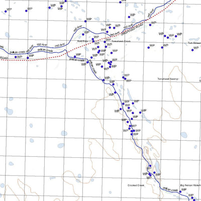 Getlost Map 7463 CROOKED CREEK Qld Topographic Map V15 1:75,000