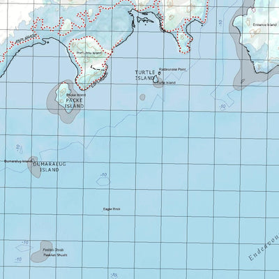 Getlost Map 7376 THURSDAY ISLAND Qld Topographic Map V15 1:75,000