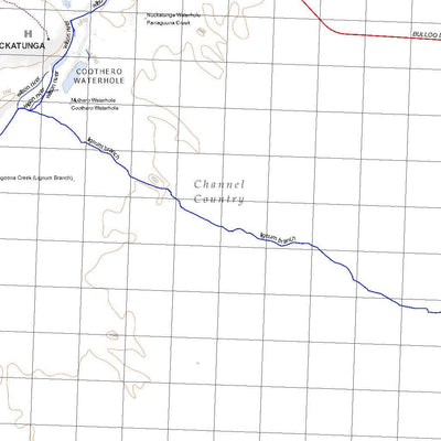 Getlost Map 7442 NOCCUNDRA Qld Topographic Map V15 1:75,000
