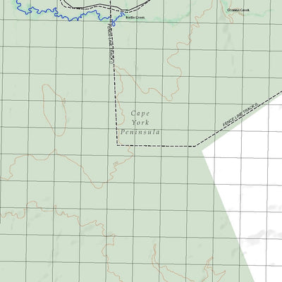 Getlost Map 7471 WENLOCK Qld Topographic Map V15 1:75,000