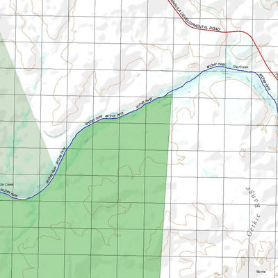 Getlost Map 7471 WENLOCK Qld Topographic Map V15 1:75,000
