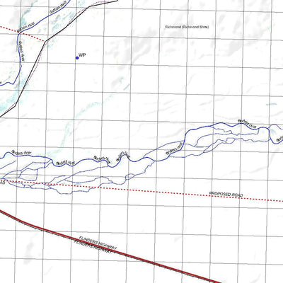 Getlost Map 7556 RICHMOND Qld Topographic Map V15 1:75,000