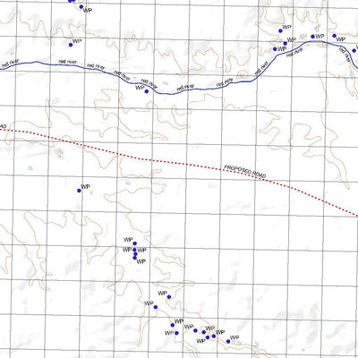 Getlost Map 7563 RED RIVER Qld Topographic Map V15 1:75,000
