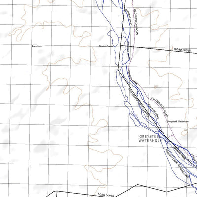 Getlost Map 7651 MANEROO Qld Topographic Map V15 1:75,000