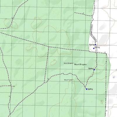Getlost Map 7841 YOWAH Qld Topographic Map V15 1:75,000