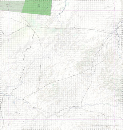 Getlost Map 7666 JEDDA CREEK Qld Topographic Map V15 1:75,000