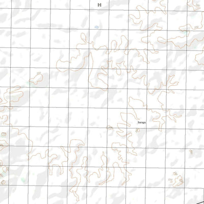 Getlost Map 7666 JEDDA CREEK Qld Topographic Map V15 1:75,000