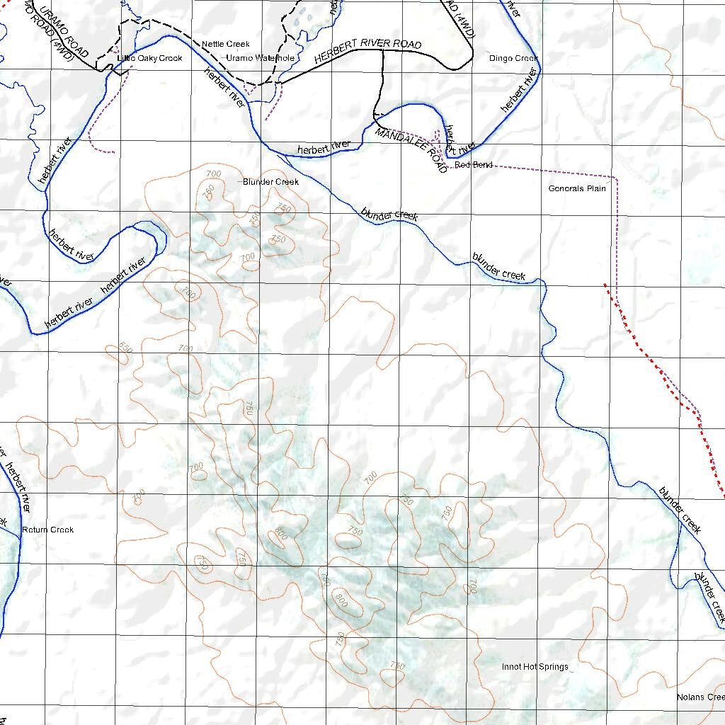 Getlost Map 7962 RAVENSHOE Qld Topographic Map V15 175,000 map by