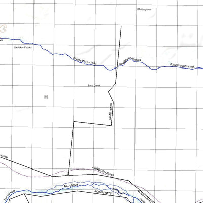 Getlost Map 7949 BLACKALL Qld Topographic Map V15 1:75,000