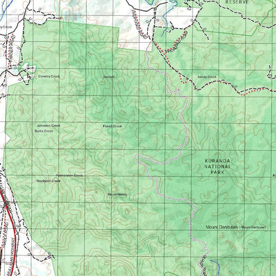 Getlost Map 7964 RUMULA Qld Topographic Map V15 1:75,000