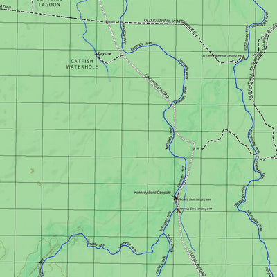 Getlost Map 7767 KENNEDY BEND Qld Topographic Map V15 1:75,000