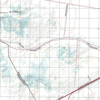 Getlost Map 8057 HOMESTEAD Qld Topographic Map V15 1:75,000