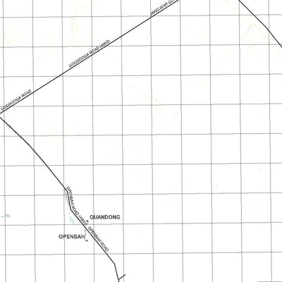 Getlost Map 8541 WHYENBAH Qld Topographic Map V15 1:75,000