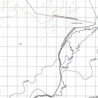 Getlost Map 8253 EPPING FOREST Qld Topographic Map V15 1:75,000