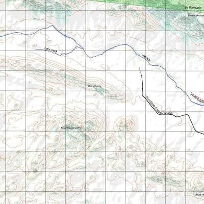 Getlost Map 8258 MINGELA Qld Topographic Map V15 1:75,000