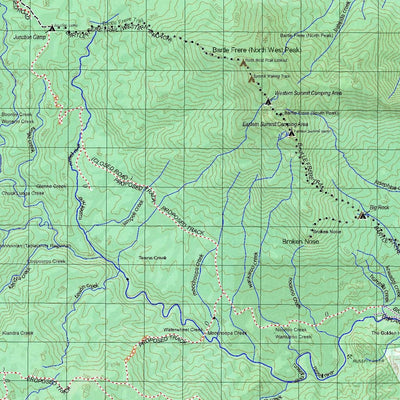 Getlost Map 8063 BARTLE FRERE Qld Topographic Map V15 1:75,000