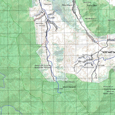 Getlost Map 8656 CALEN Qld Topographic Map V15 1:75,000