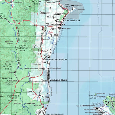 Getlost Map 8162 INNISFAIL Qld Topographic Map V15 1:75,000