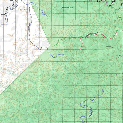 Getlost Map 8061 KIRRAMA Qld Topographic Map V15 1:75,000