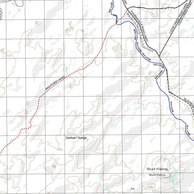 Getlost Map 8555 HILLALONG Qld Topographic Map V15 1:75,000