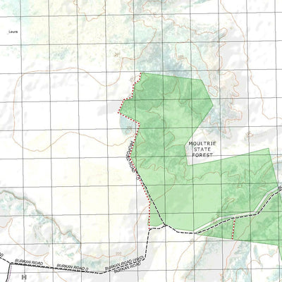 Getlost Map 8751 STRATHCONAN Qld Topographic Map V15 1:75,000