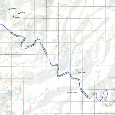 Getlost Map 8445 MITCHELL Qld Topographic Map V15 1:75,000