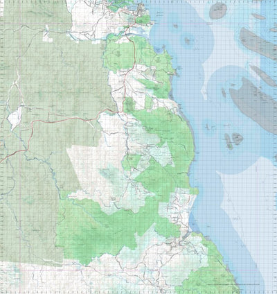 Getlost Map 7966 HELENVALE Qld Topographic Map V15 1:75,000