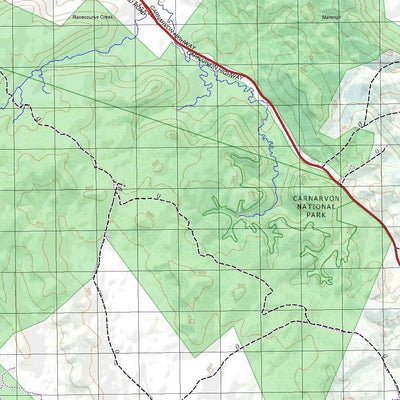 Getlost Map 8647 ARCADIA Qld Topographic Map V15 1:75,000