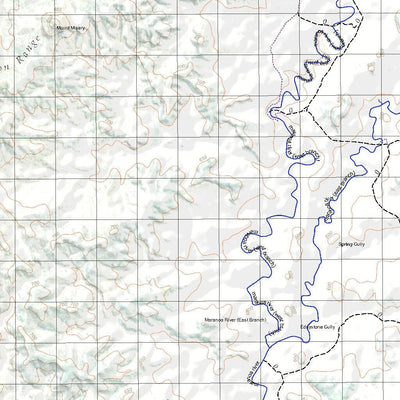 Getlost Map 8447 WARRONG Qld Topographic Map V15 1:75,000