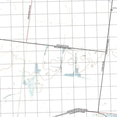 Getlost Map 8841 BUNGUNYA Qld Topographic Map V15 1:75,000