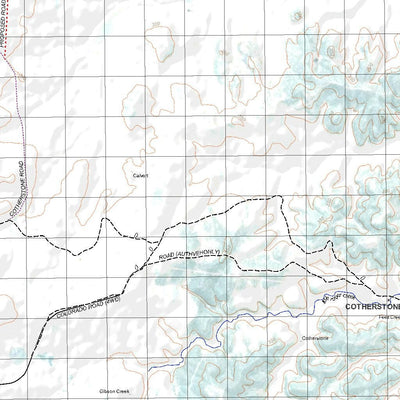 Getlost Map 8552 COTHERSTONE Qld Topographic Map V15 1:75,000