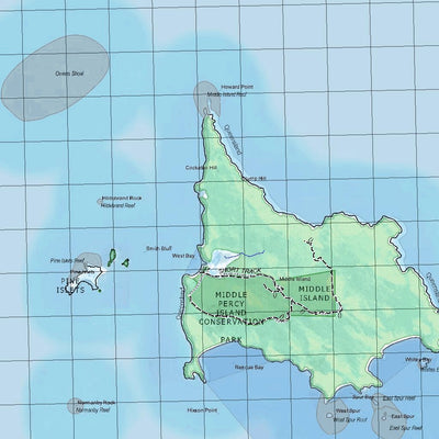 Getlost Map 8954 PERCY ISLES Qld Topographic Map V15 1:75,000