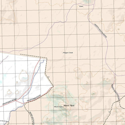 Getlost Map 8952 PRINCHESTER Qld Topographic Map V15 1:75,000