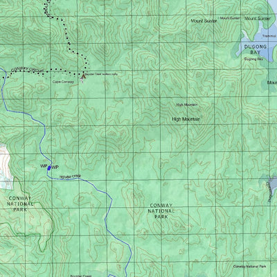 Getlost Map 8657 PROSERPINE Qld Topographic Map V15 1:75,000